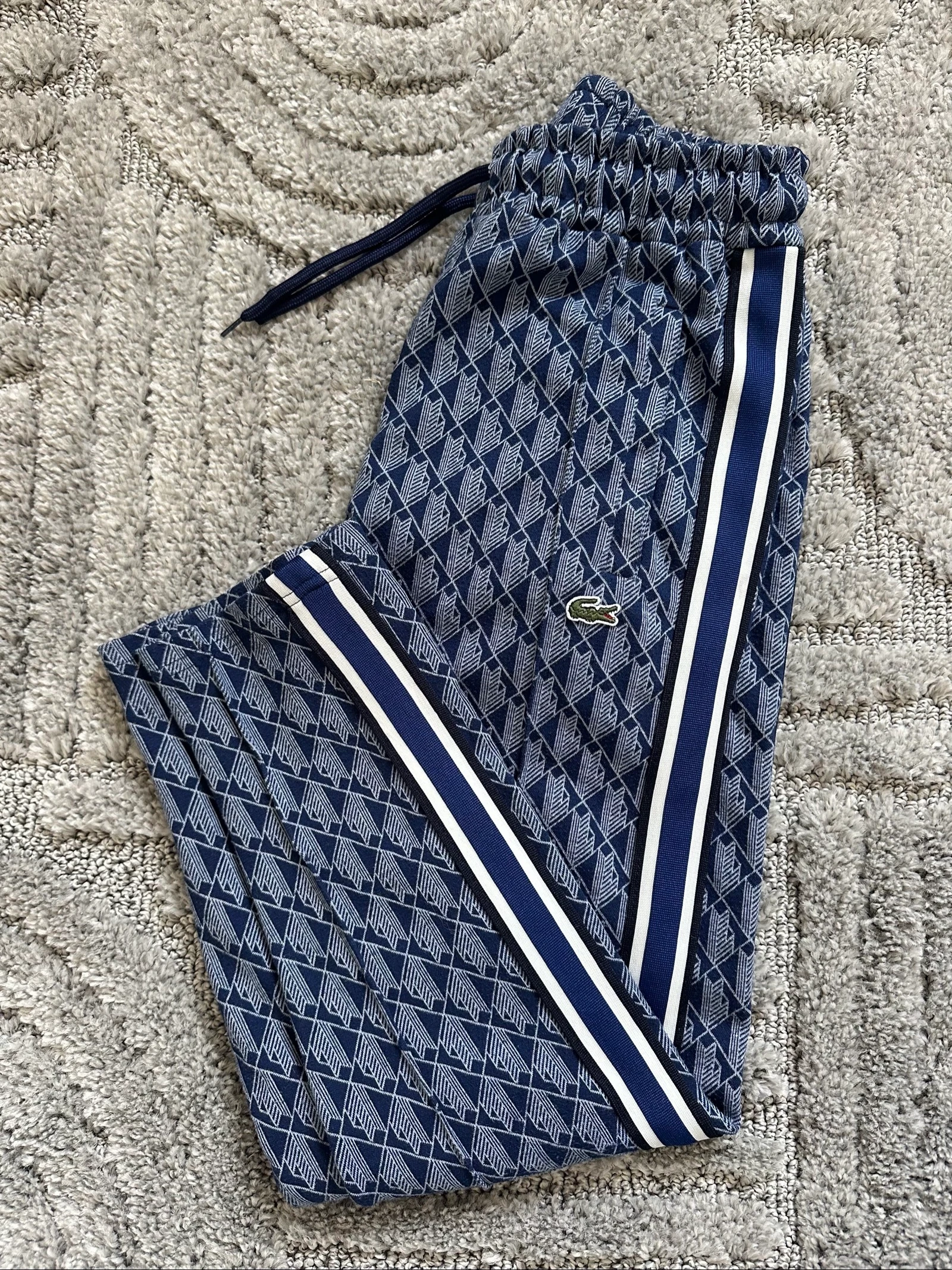 Lacoste | Lacoste Jogging Monogram Blue | Taille S 
